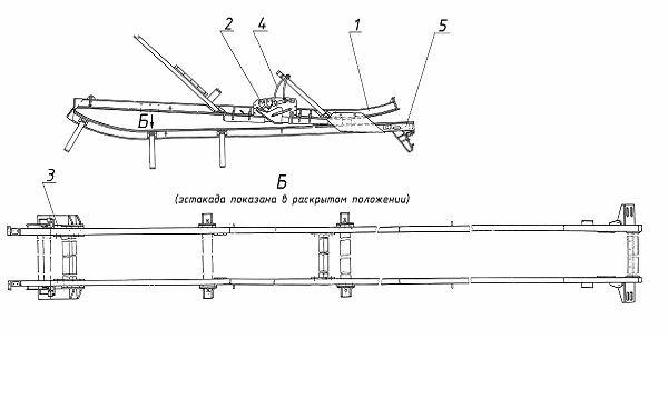 ДС-185 52.02.000 Блок эстакад (по запчастям)